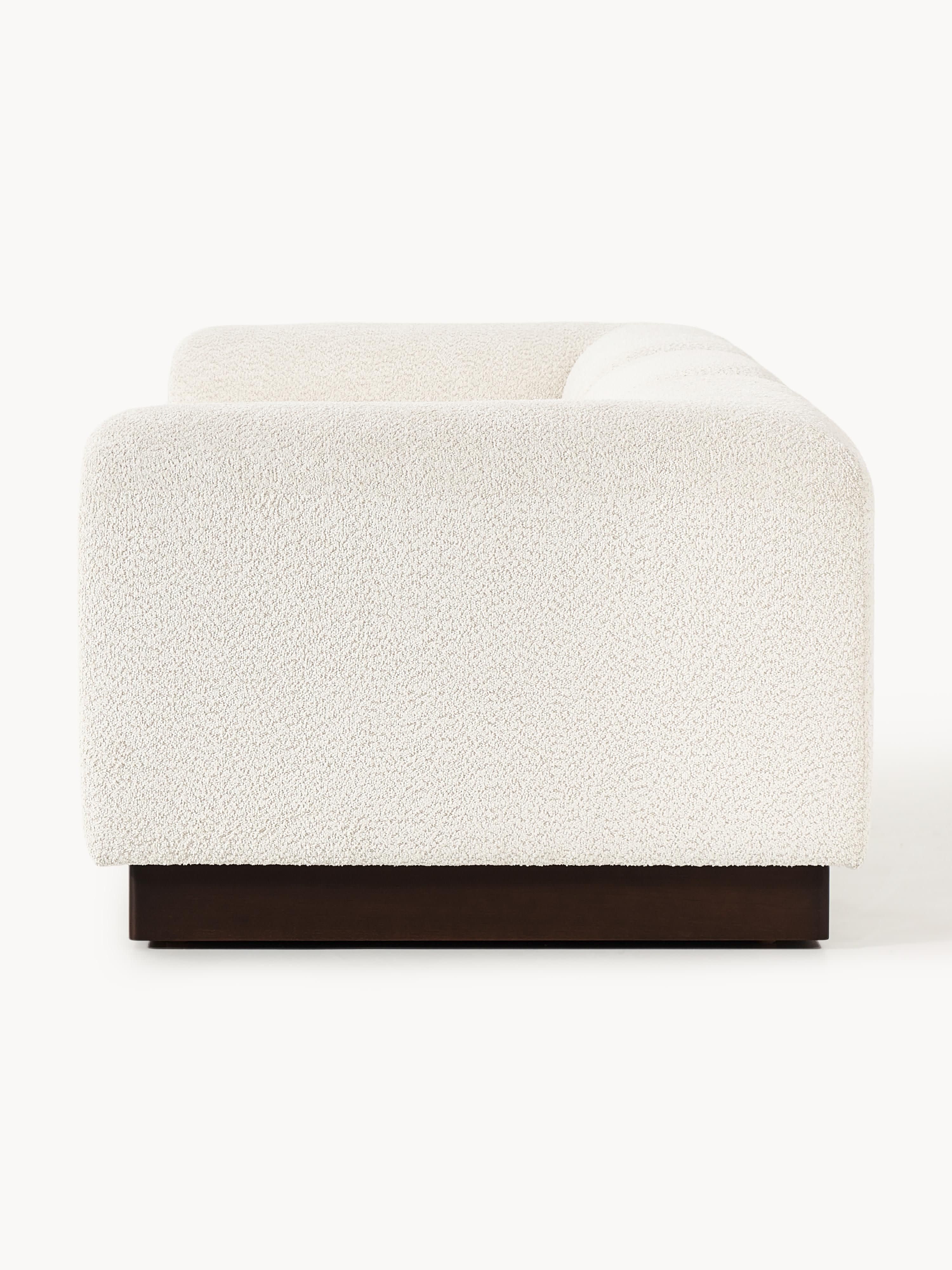 Modulares Sofa Natalie (3-Sitzer) aus Teddy-Bouclé