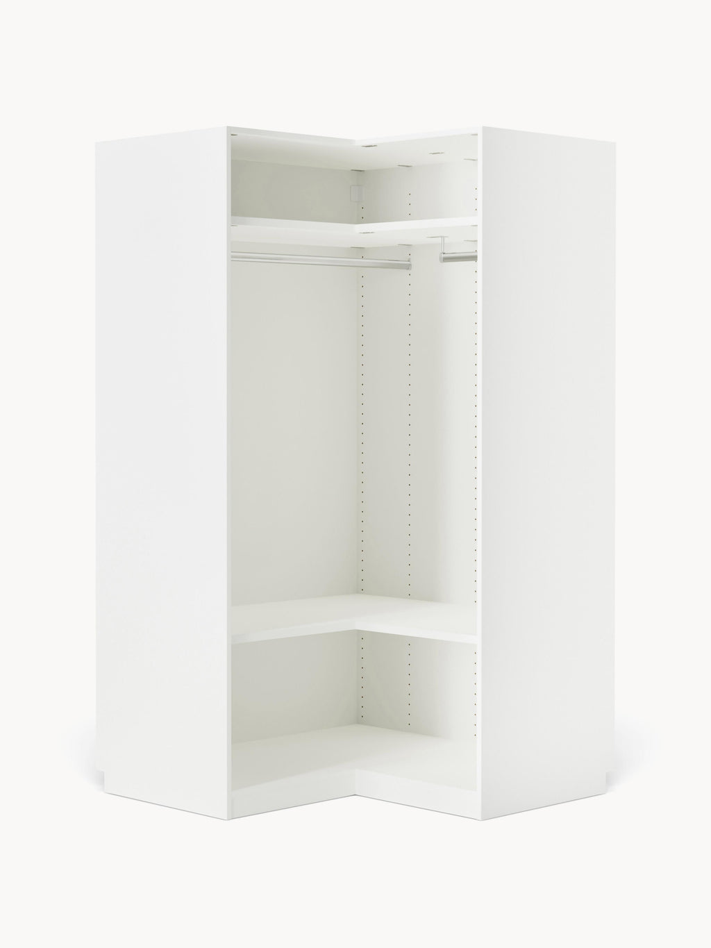 Modularer Eck-Kleiderschrank Charlotte, 115 cm Breite