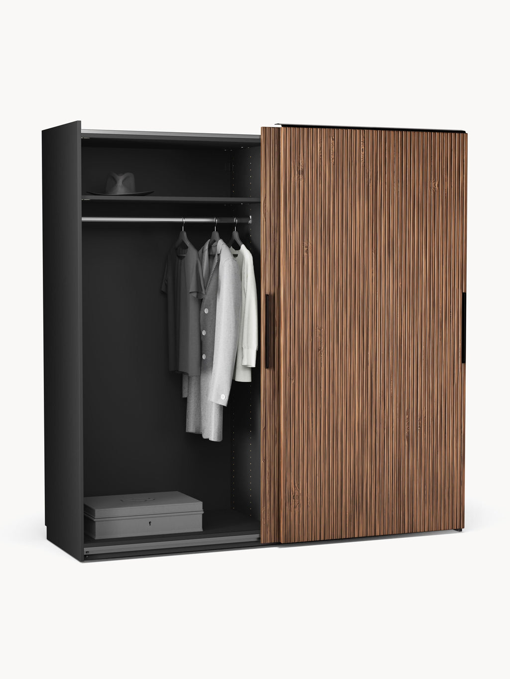 Modularer Schwebetürenschrank Simone, 200 cm Breite, in verschiedenen Größen