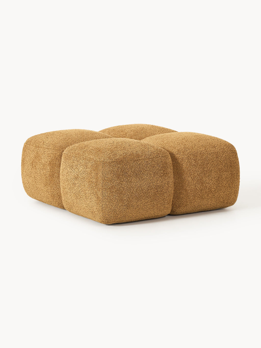 Galeriebild 1 - Sofa-Hocker Tayla aus Teddy-Bouclé