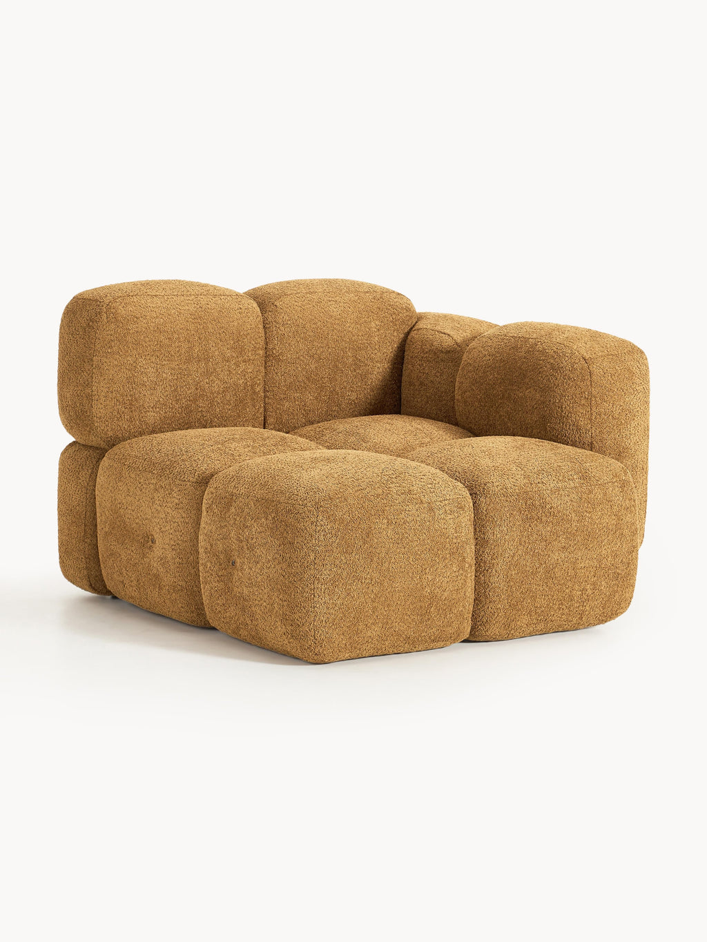 Eckmodul Tayla aus Teddy-Bouclé