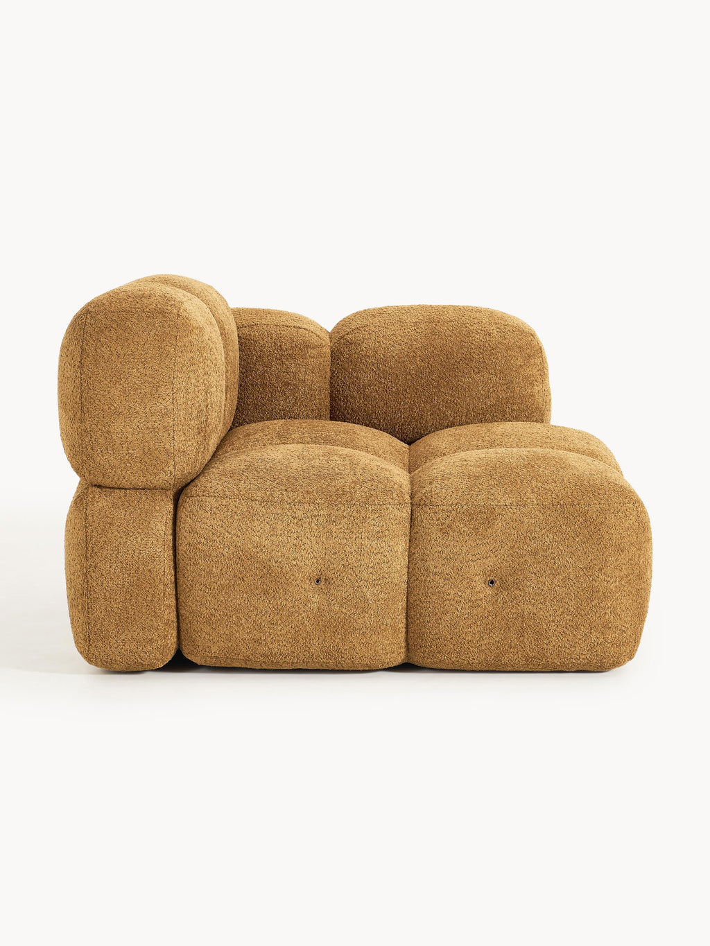 Eckmodul Tayla aus Teddy-Bouclé