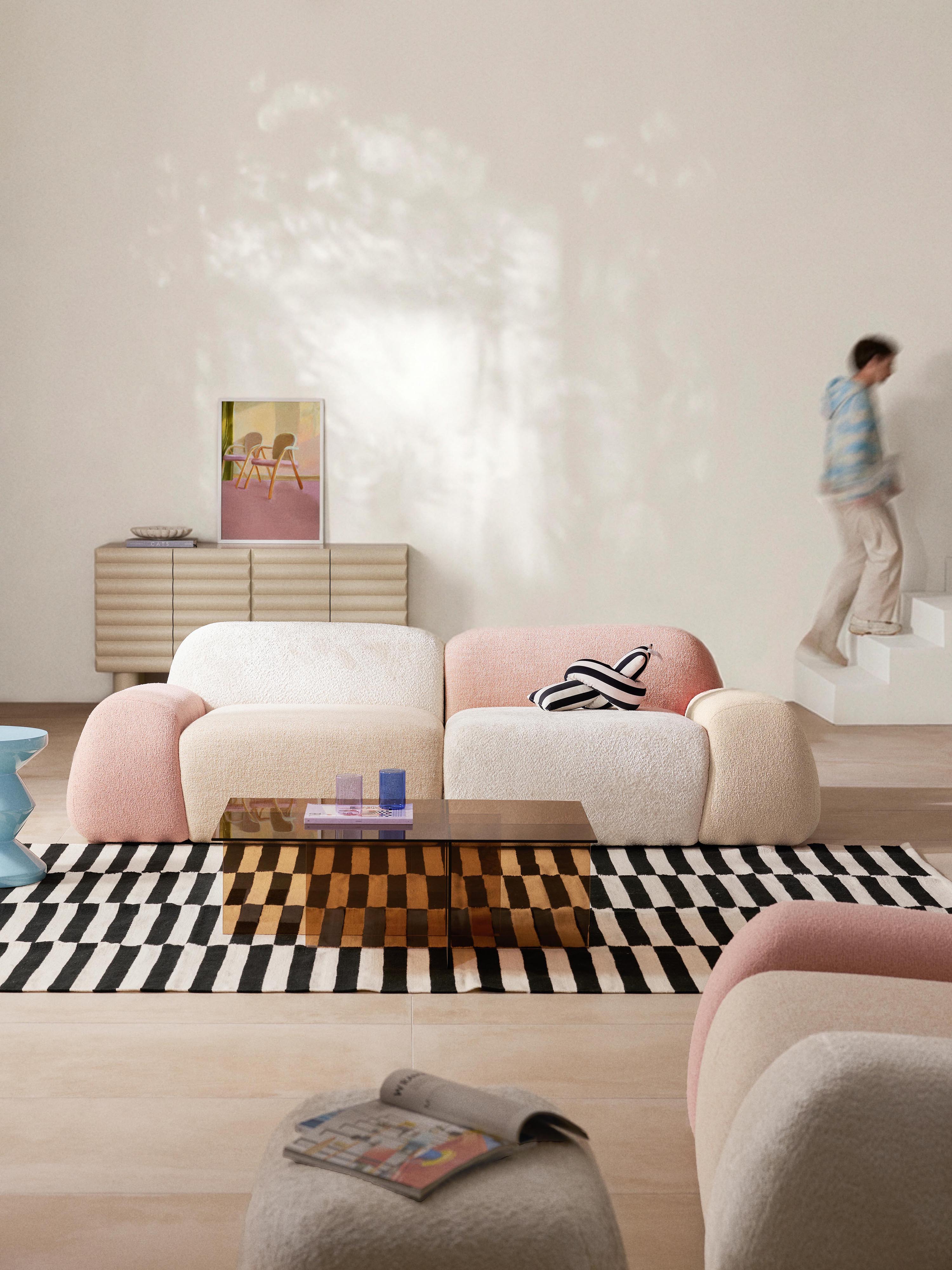 Modulares Sofa Wolke (3-Sitzer), Fuorisalone Edition