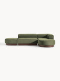 Galeriebild 1 - Modulares Ecksofa Natalie aus Teddy-Bouclé