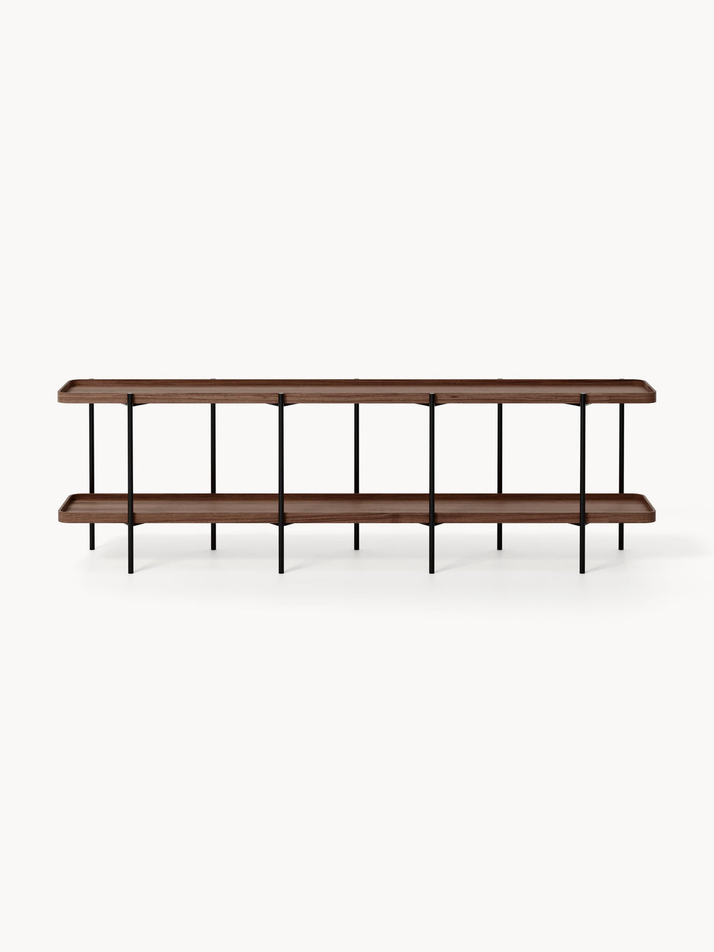 Niedriges Holz-Regal Renee