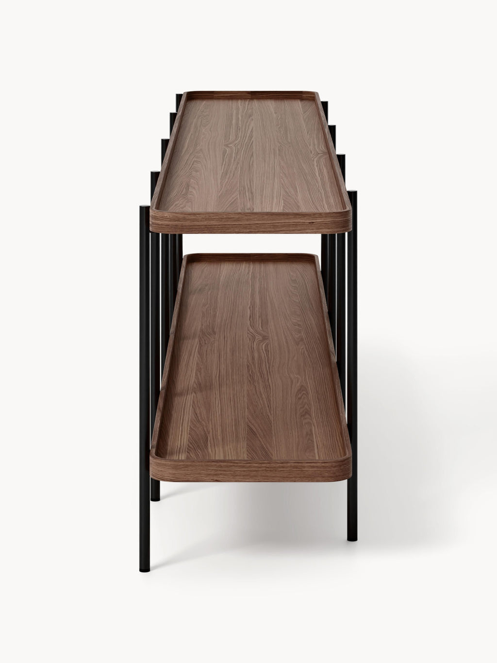 Niedriges Holz-Regal Renee