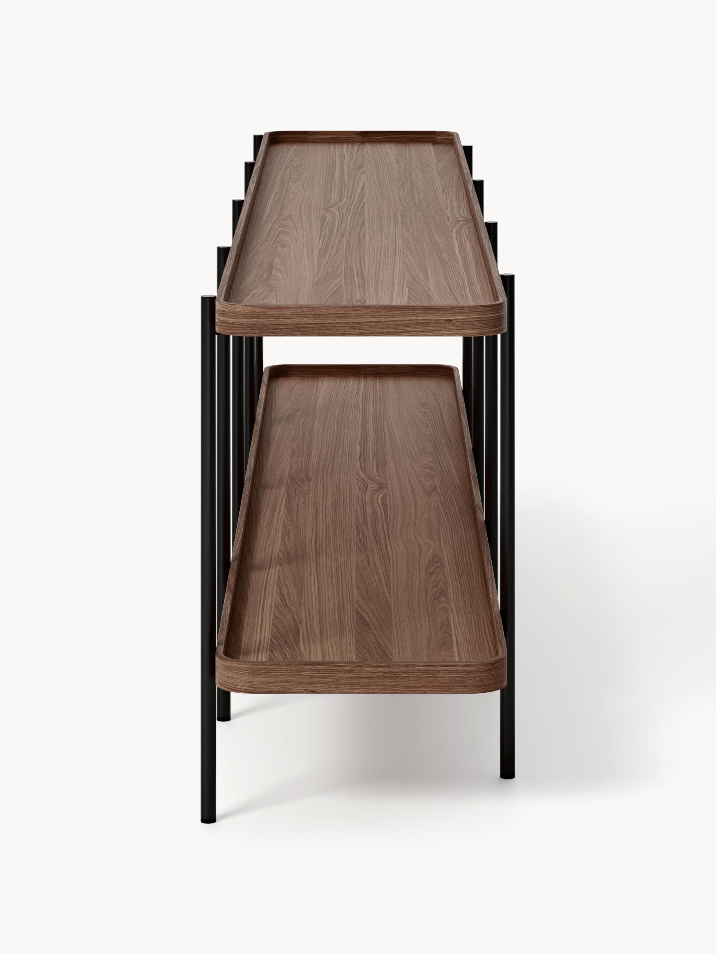 Niedriges Holz-Regal Renee