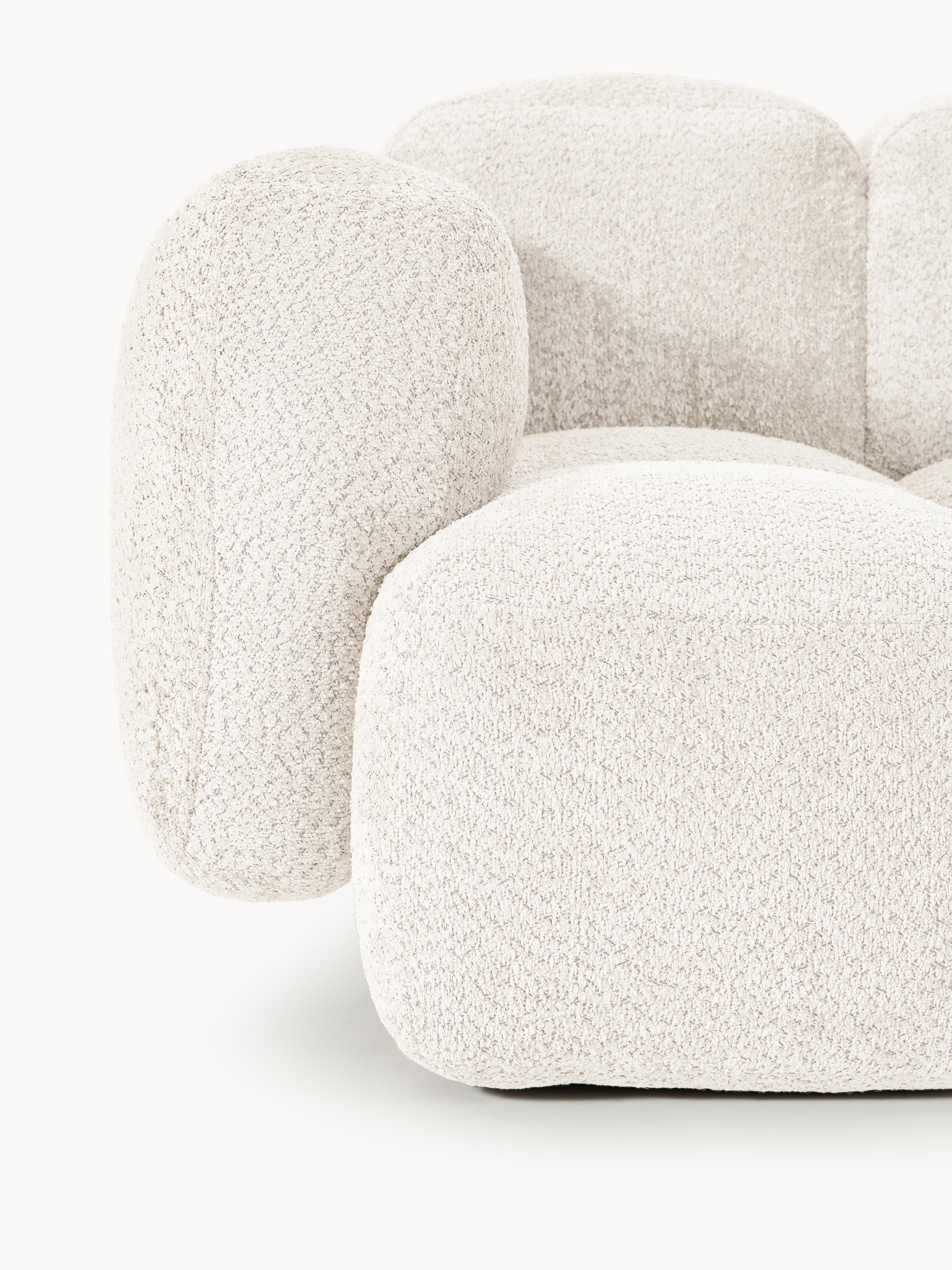 Modulares Sofa Tayla (3-Sitzer) aus Teddy-Bouclé