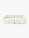 Galeriebild 1 - Modulares Sofa Tayla (3-Sitzer) aus Teddy-Bouclé