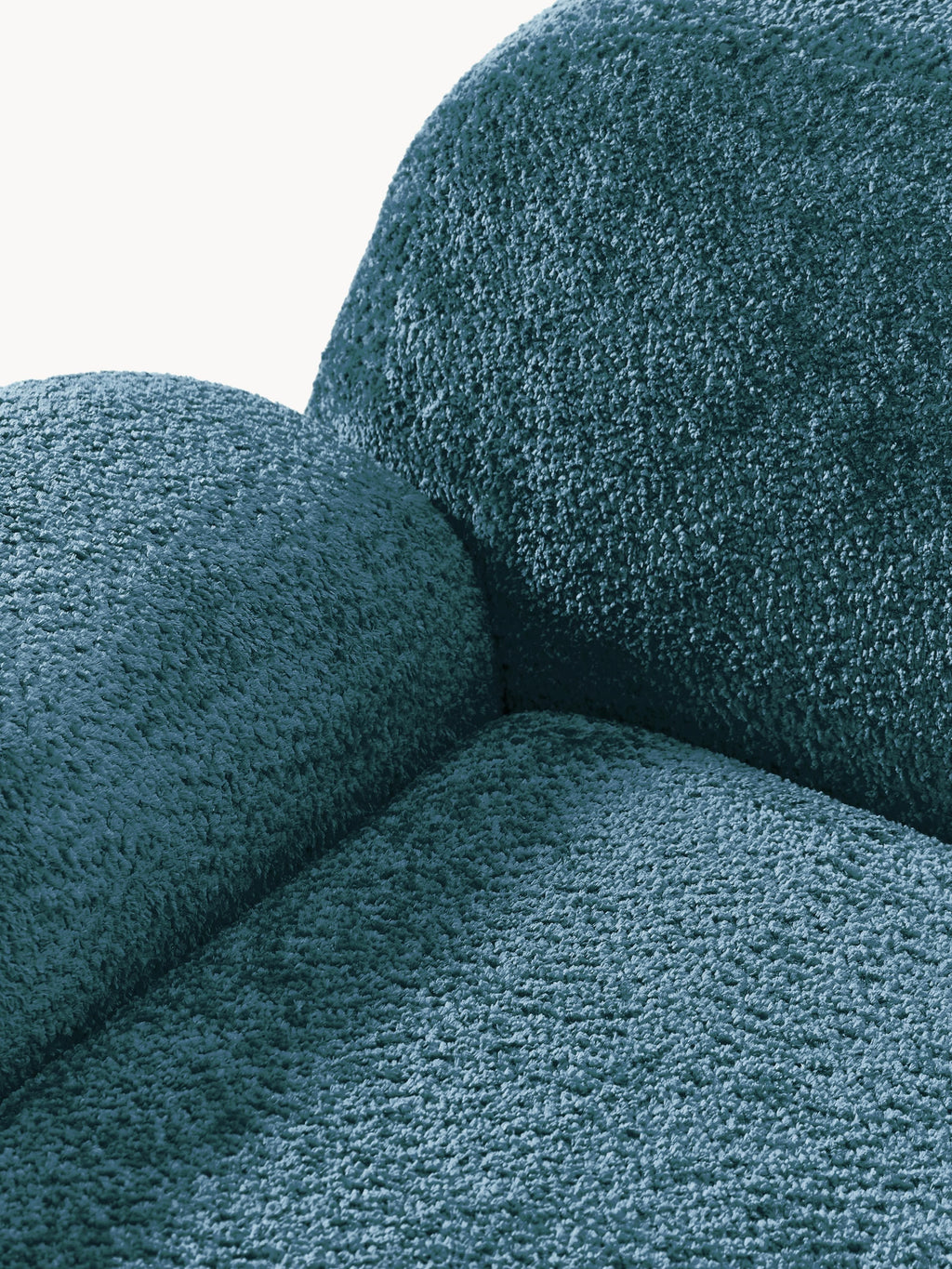 Loungesessel Wolke aus Teddy-Bouclé
