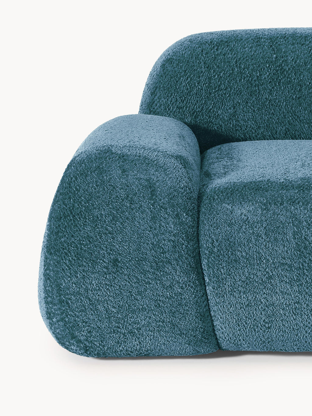 Loungesessel Wolke aus Teddy-Bouclé