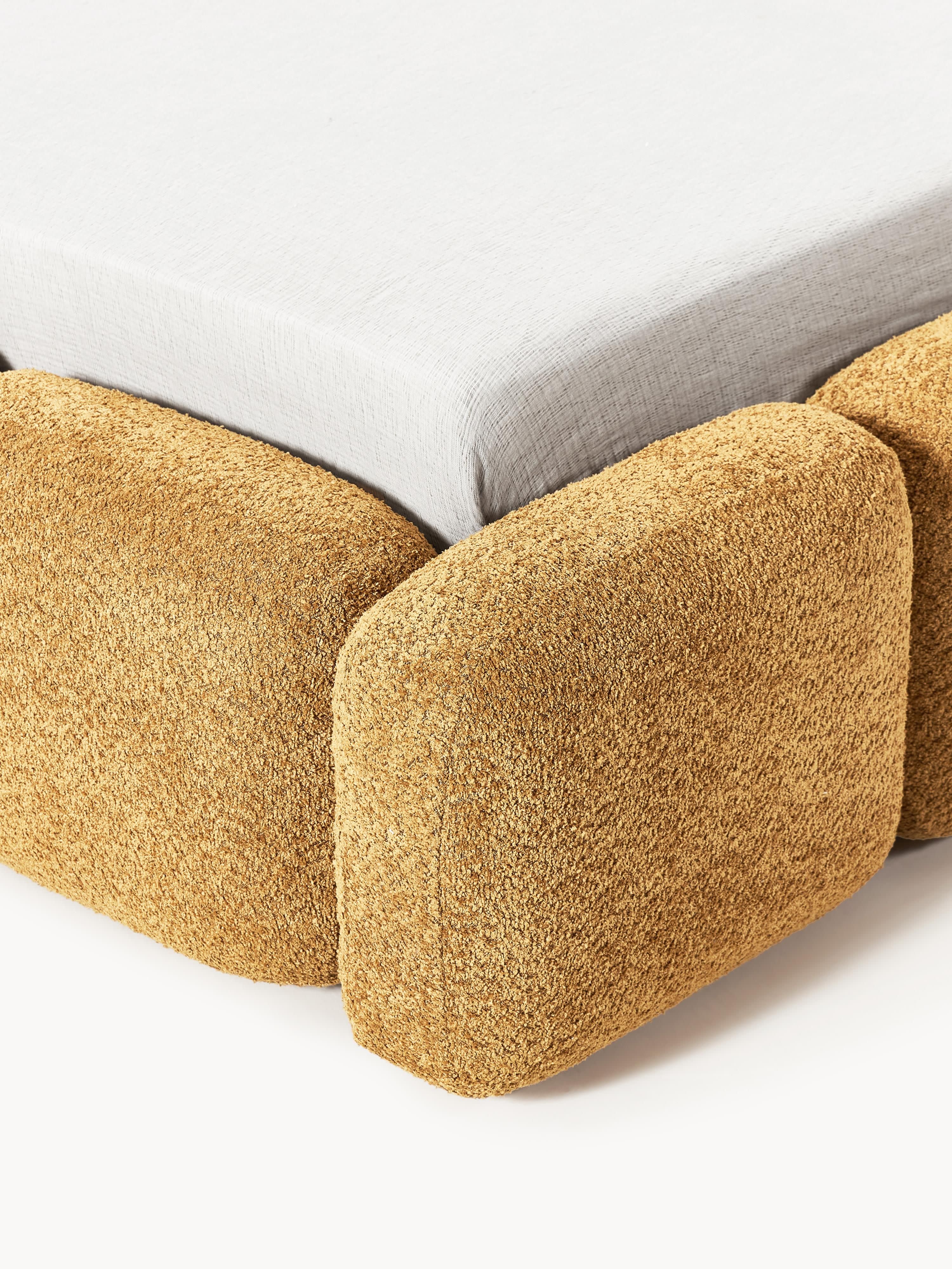 Polsterbett Tayla aus Teddy-Bouclé