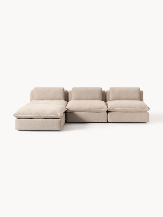 Galeriebild 1 - Modulares XL-Sofa Felix mit Hocker (links/rechts)