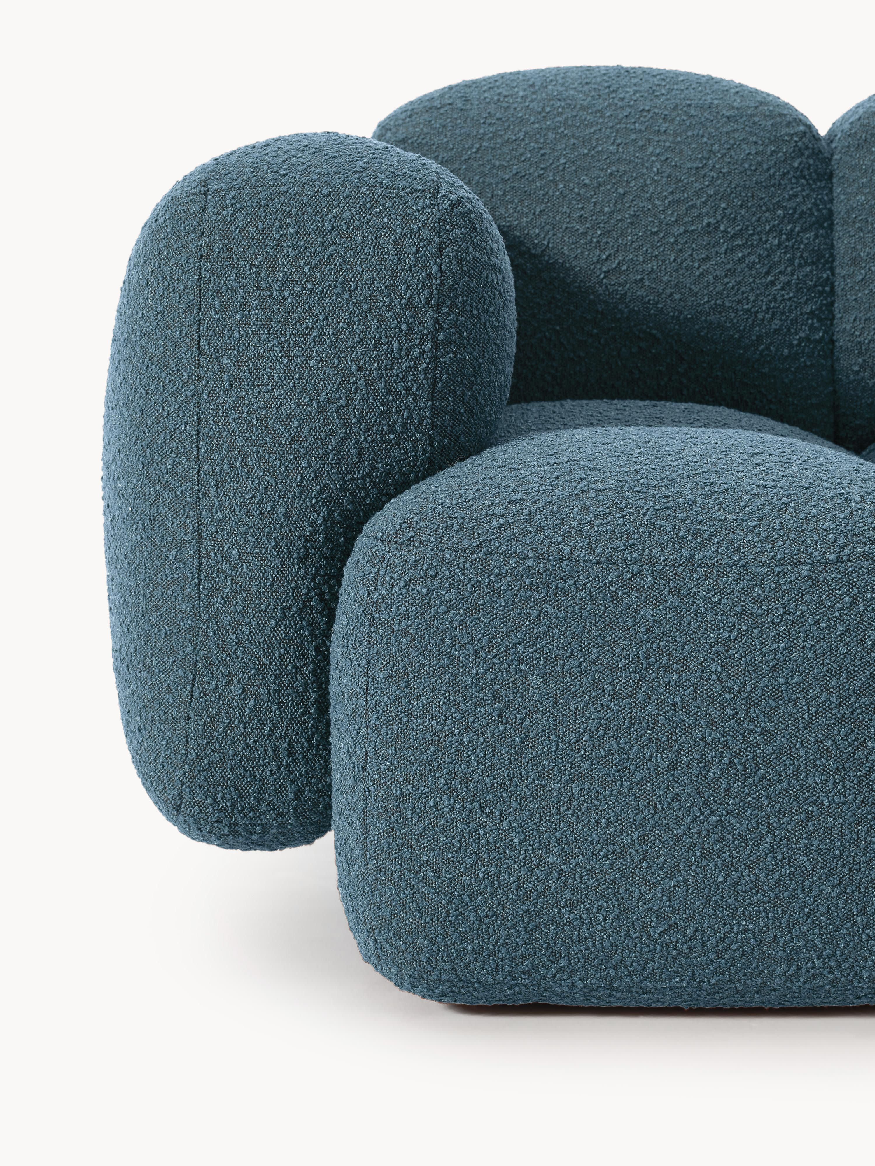 Modulares Sofa Tayla (3-Sitzer) aus Bouclé