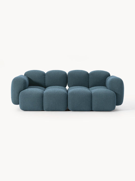 Galeriebild 1 - Modulares Sofa Tayla (3-Sitzer) aus Bouclé