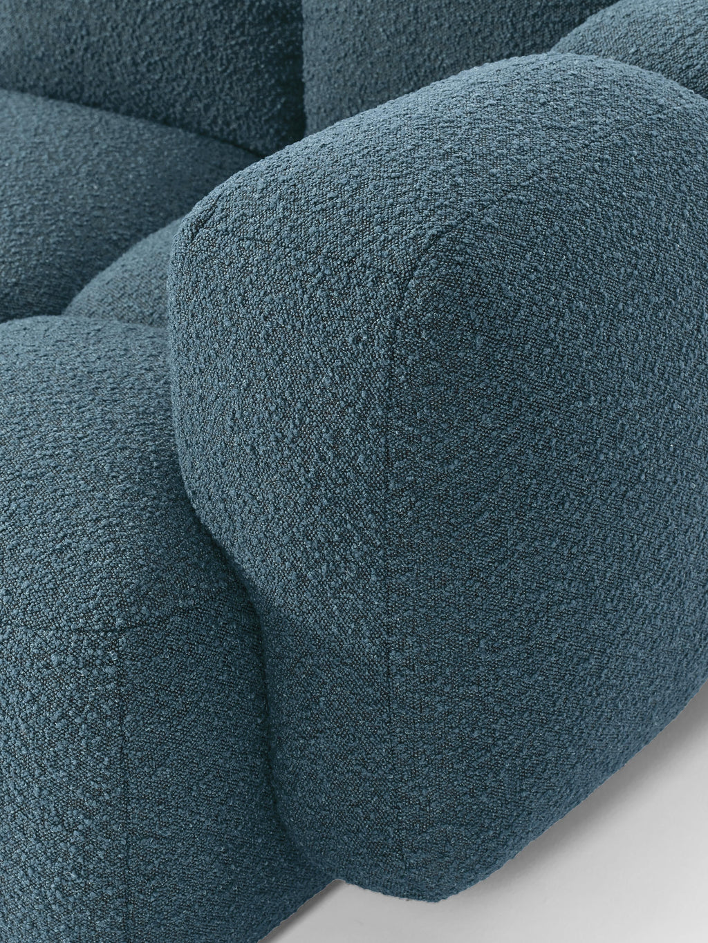 Modulares Sofa Tayla (3-Sitzer) aus Bouclé