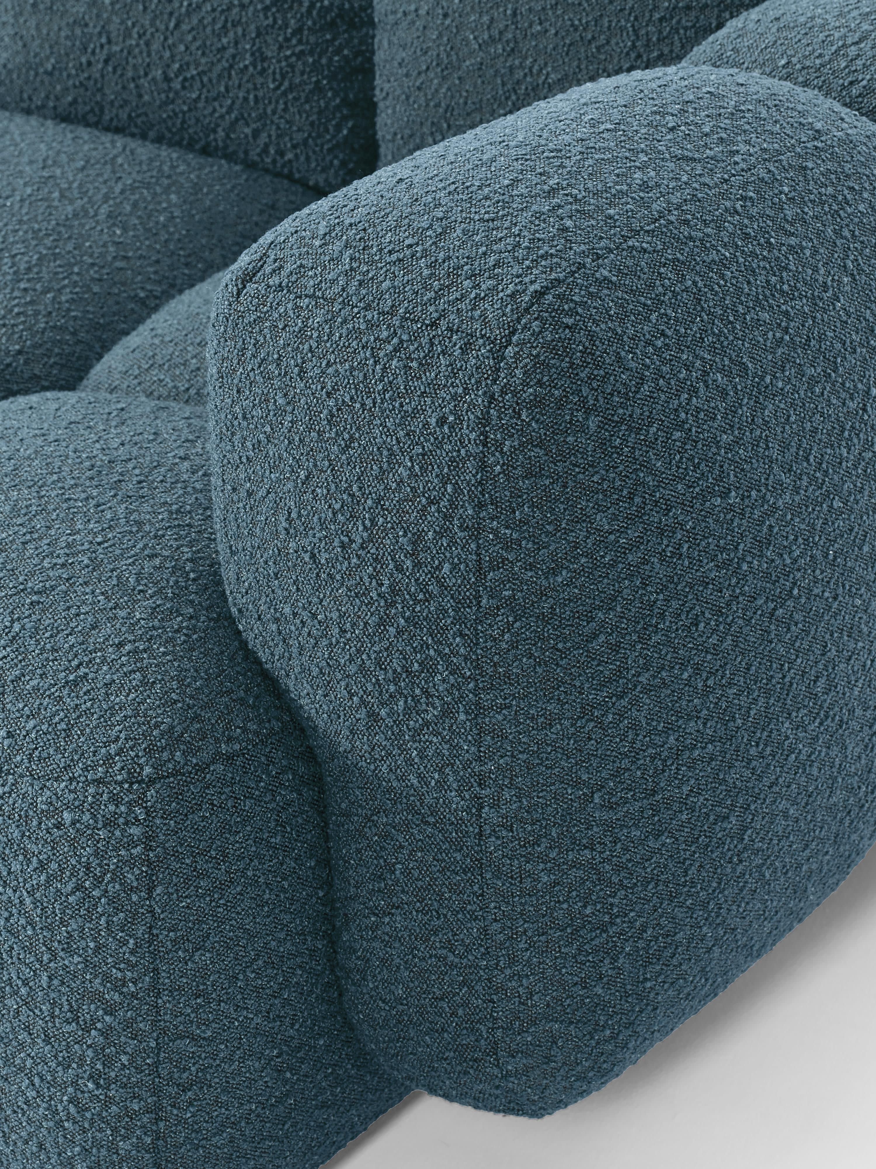 Modulares Sofa Tayla (3-Sitzer) aus Bouclé