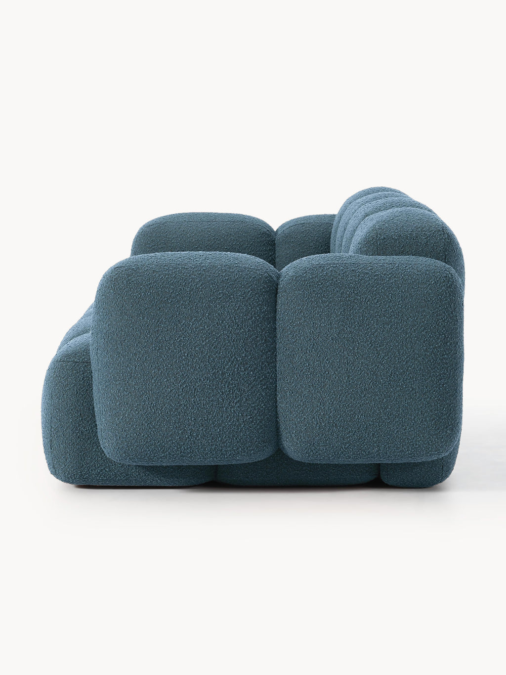 Modulares Sofa Tayla (3-Sitzer) aus Bouclé