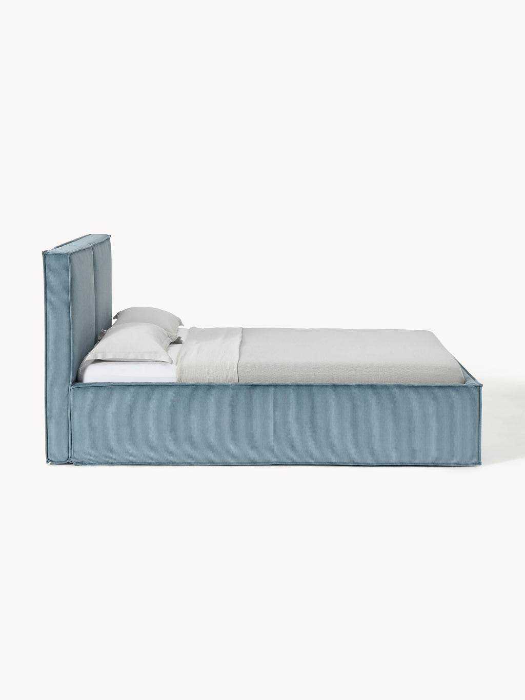 Cord-Polsterbett Dream mit Stauraum