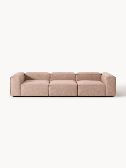 Galeriebild 1 - Modulares Sofa Lennon (4-Sitzer) aus Leinen-Mix