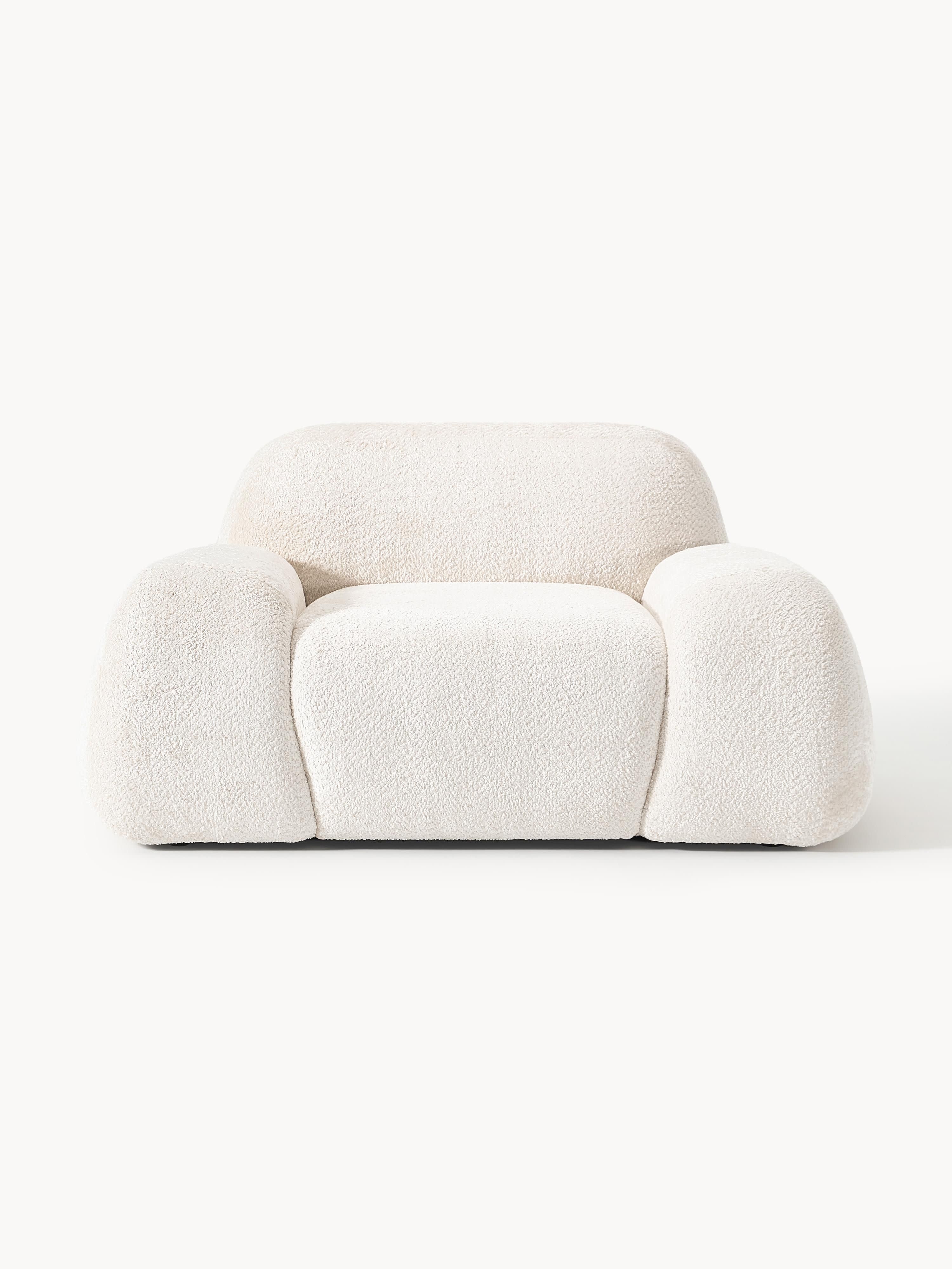 Loungesessel Wolke aus Teddy-Bouclé