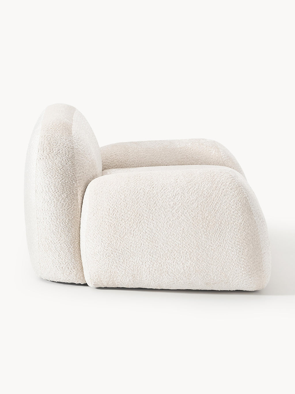 Loungesessel Wolke aus Teddy-Bouclé