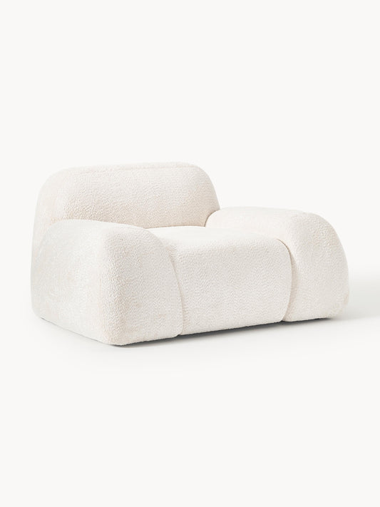 Galeriebild 1 - Loungesessel Wolke aus Teddy-Bouclé