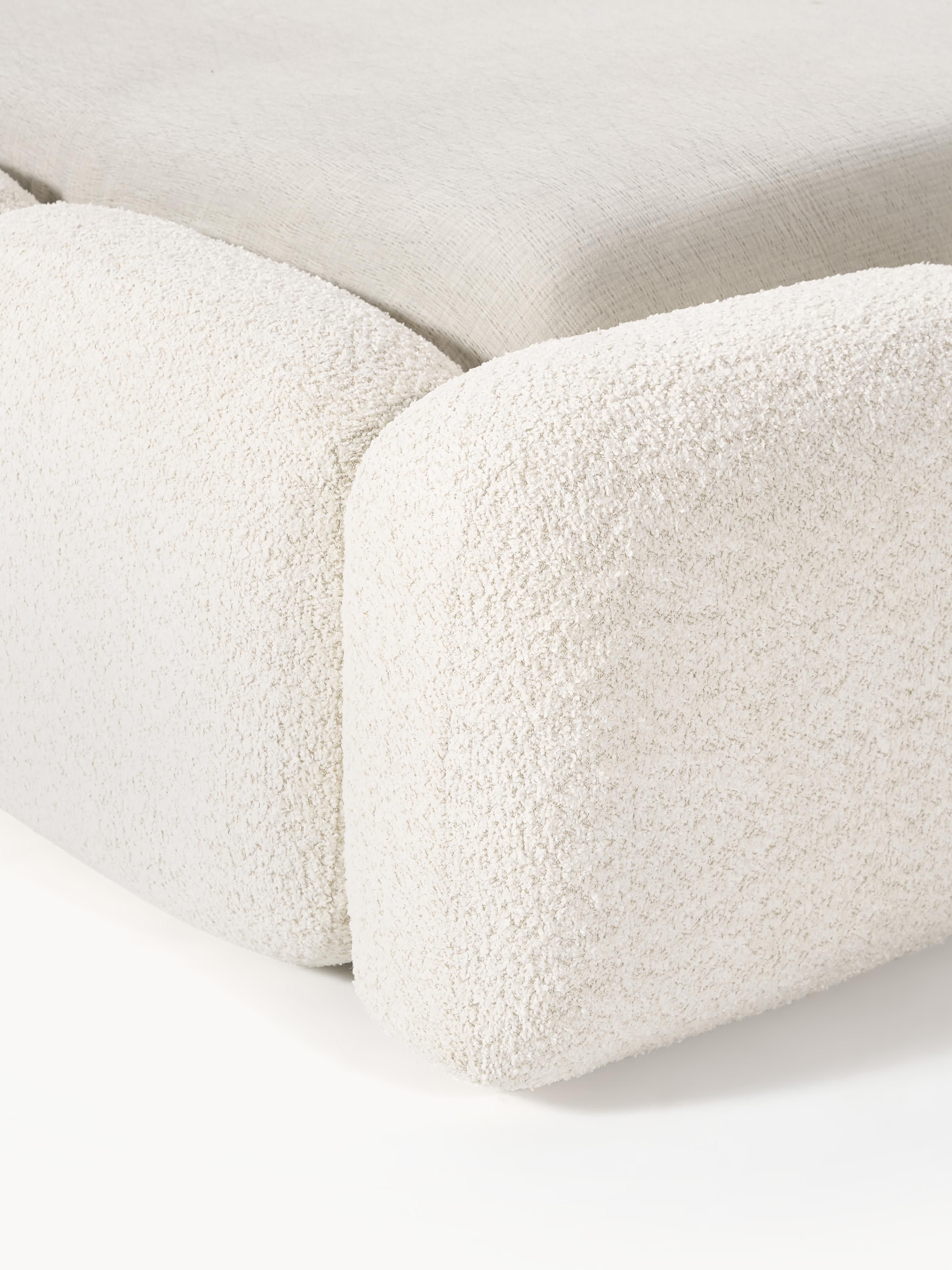 Polsterbett Tayla aus Teddy-Bouclé