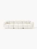 Galeriebild 1 - Modulares Sofa Tayla (4-Sitzer) aus Teddy-Bouclé