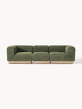 Galeriebild 1 - Modulares Sofa Natalie (3-Sitzer) aus Teddy-Bouclé