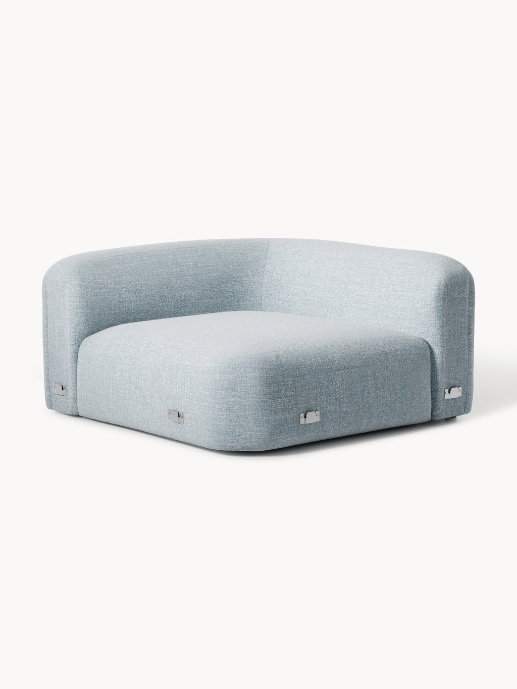Galeriebild 1 - Rundes Bouclé-Eckmodul Wolke