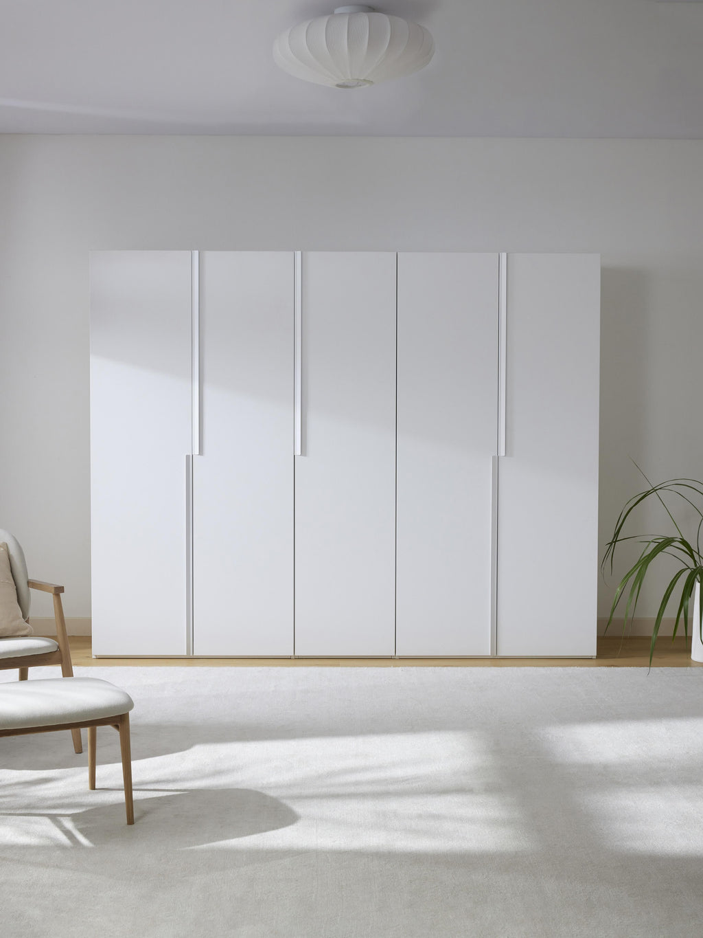 Modularer Drehtürenschrank Leon, 250 cm Breite, in verschiedenen Größen