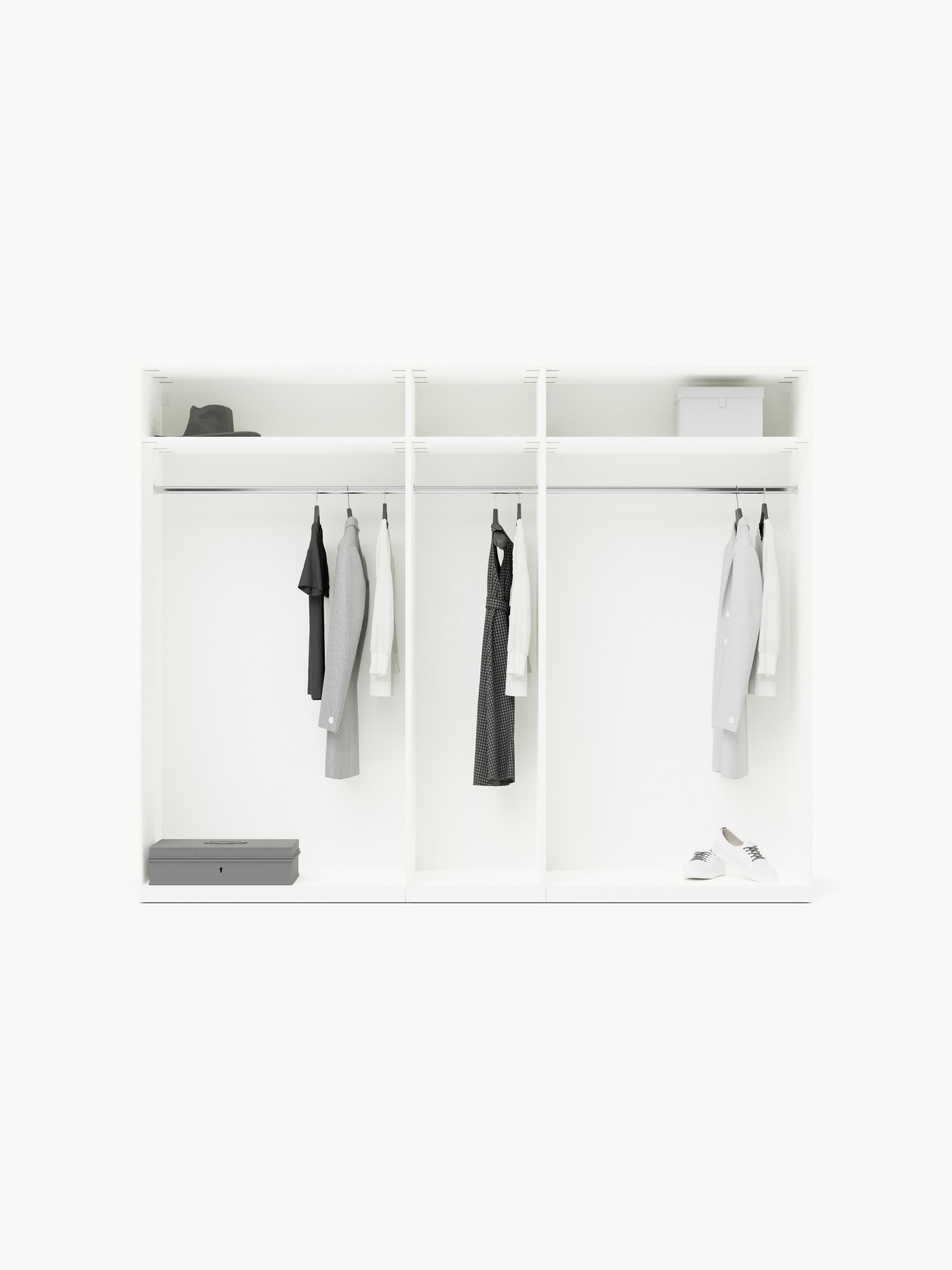 Modularer Drehtürenschrank Leon, 250 cm Breite, in verschiedenen Größen