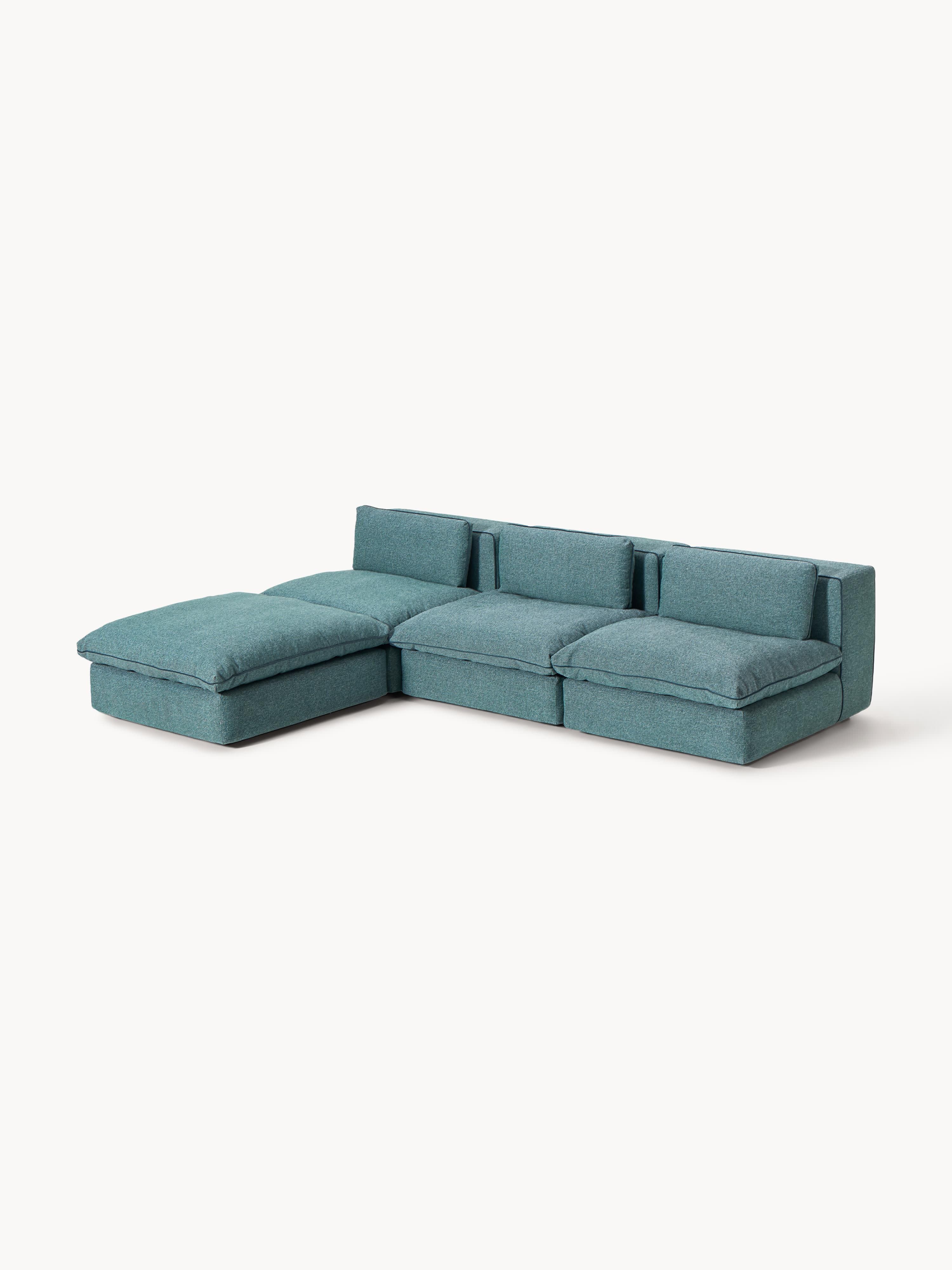 Modulares Sofa Felix mit Hocker (links/rechts)