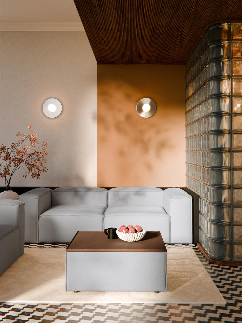 Sofa-Hocker Lennon mit Stauraum