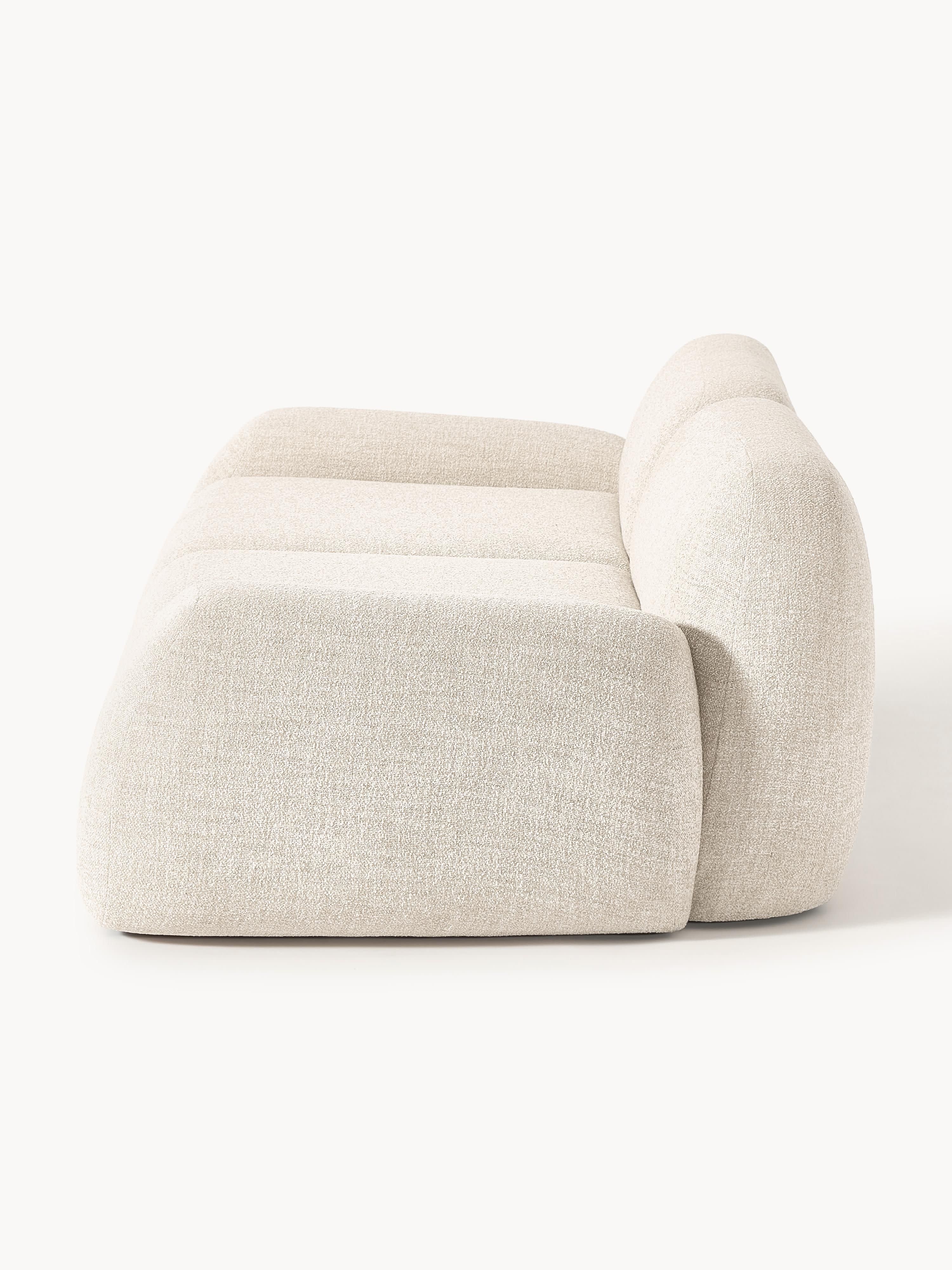 Modulares Bouclé-Sofa Wolke (3-Sitzer)