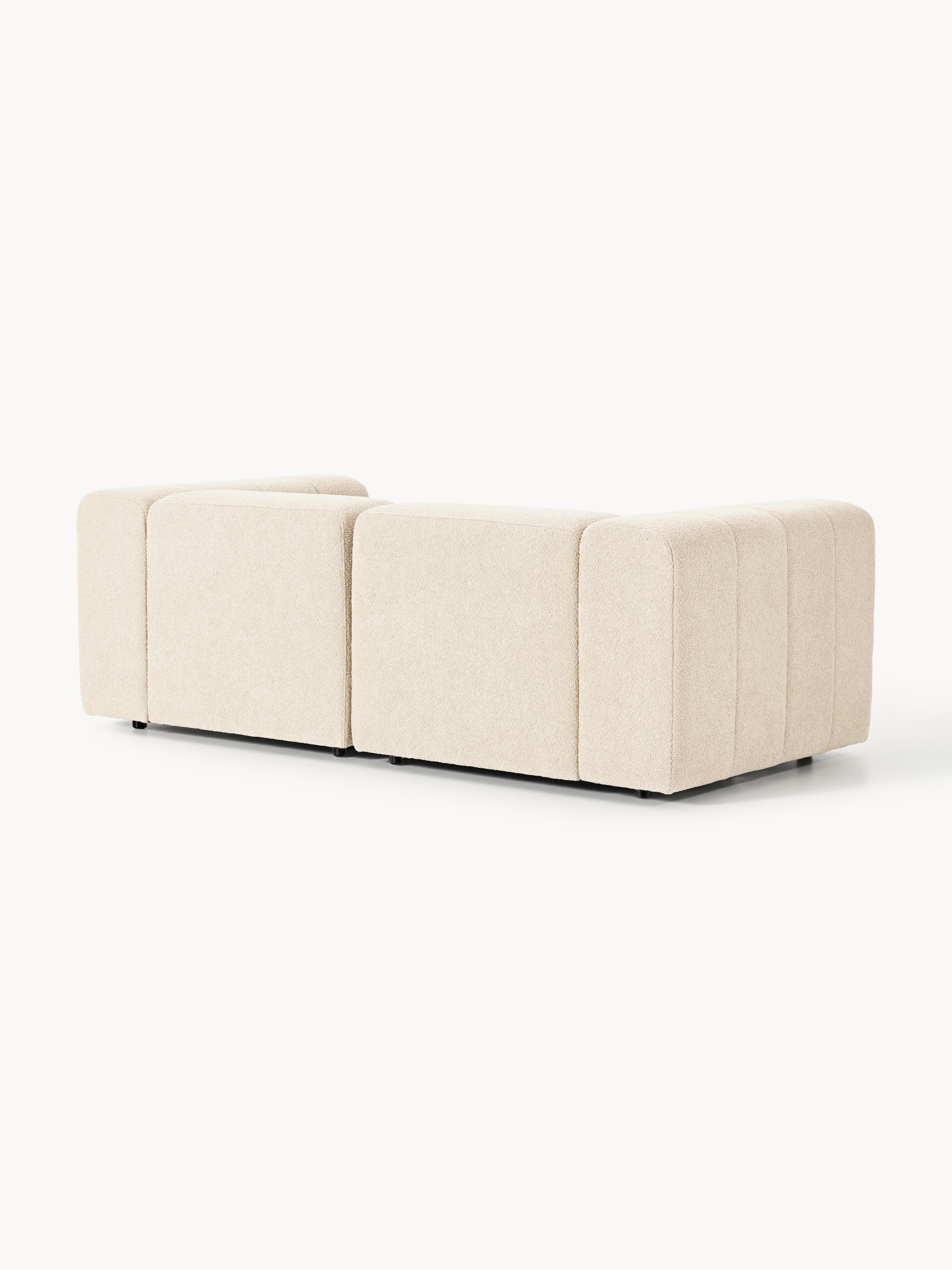 Modulares Bouclé-Sofa Lena (3-Sitzer)