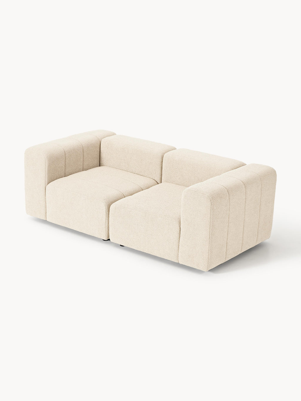 Modulares Bouclé-Sofa Lena (3-Sitzer)