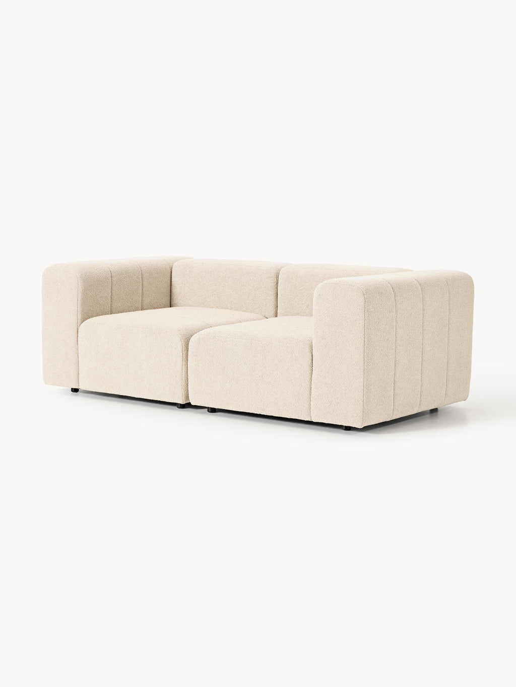 Modulares Bouclé-Sofa Lena (3-Sitzer)