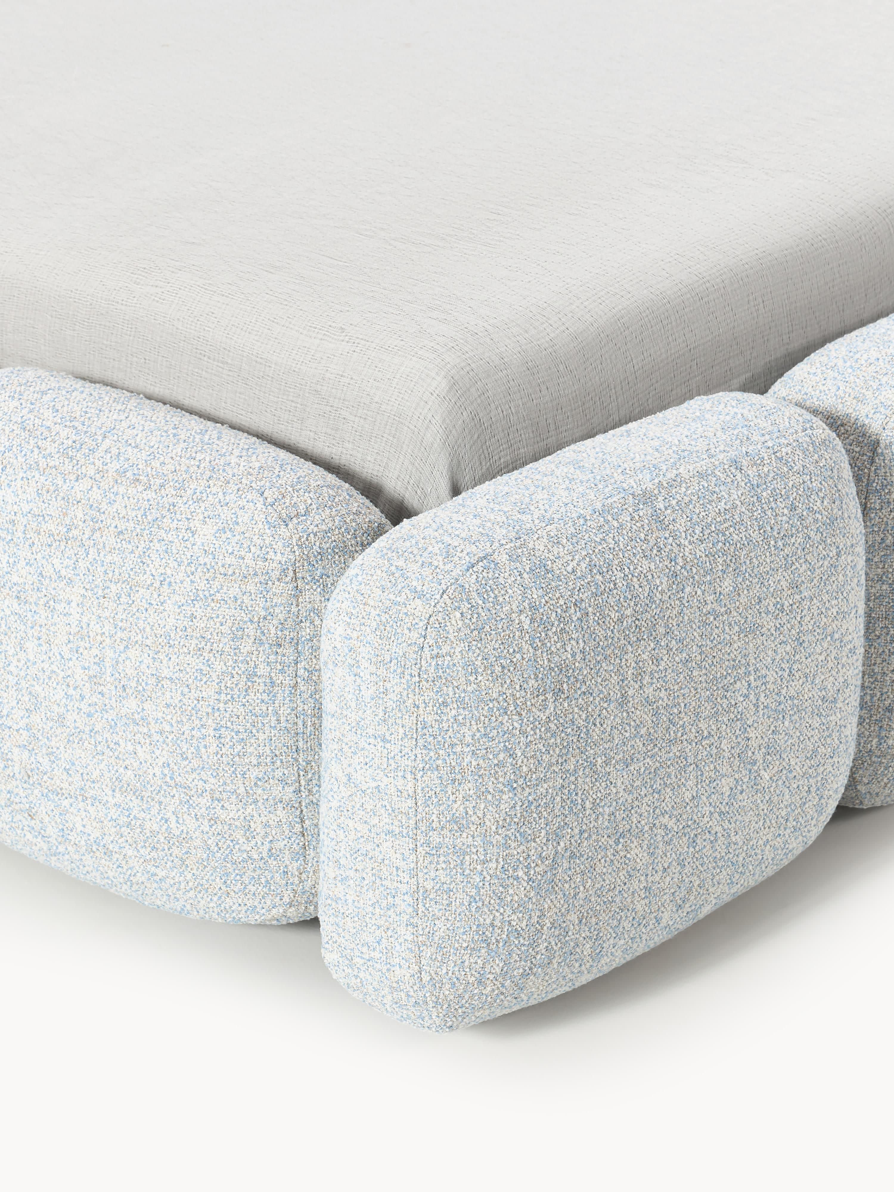 Polsterbett Tayla aus Bouclé