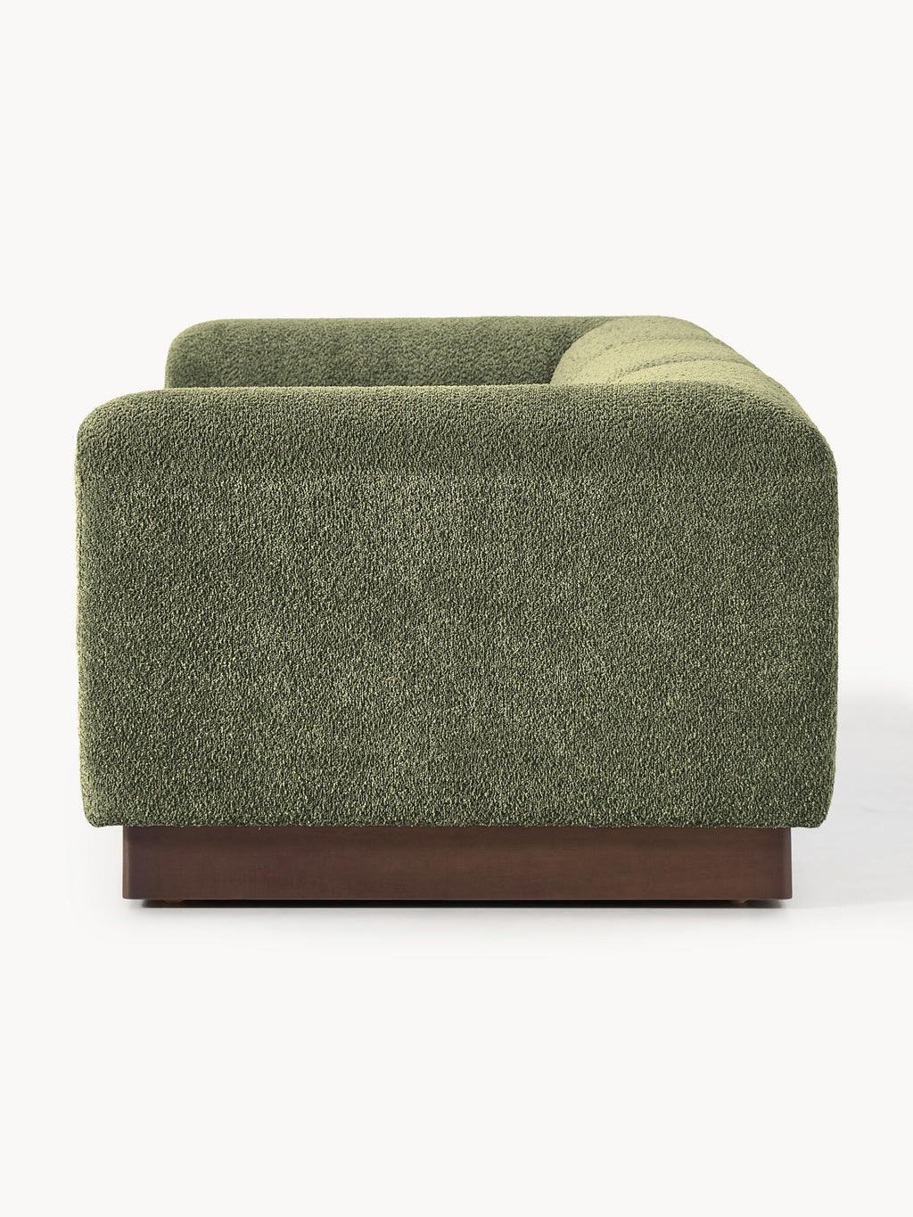Modulares Sofa Natalie (3-Sitzer) aus Teddy-Bouclé