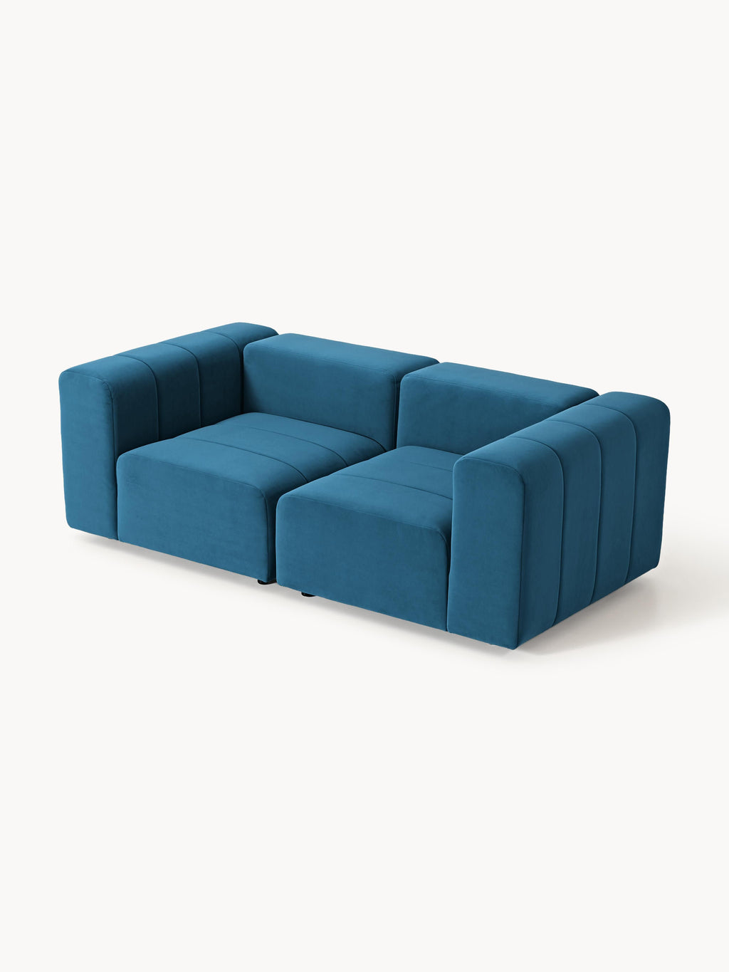 Modulares Samt-Sofa Lena (3-Sitzer)