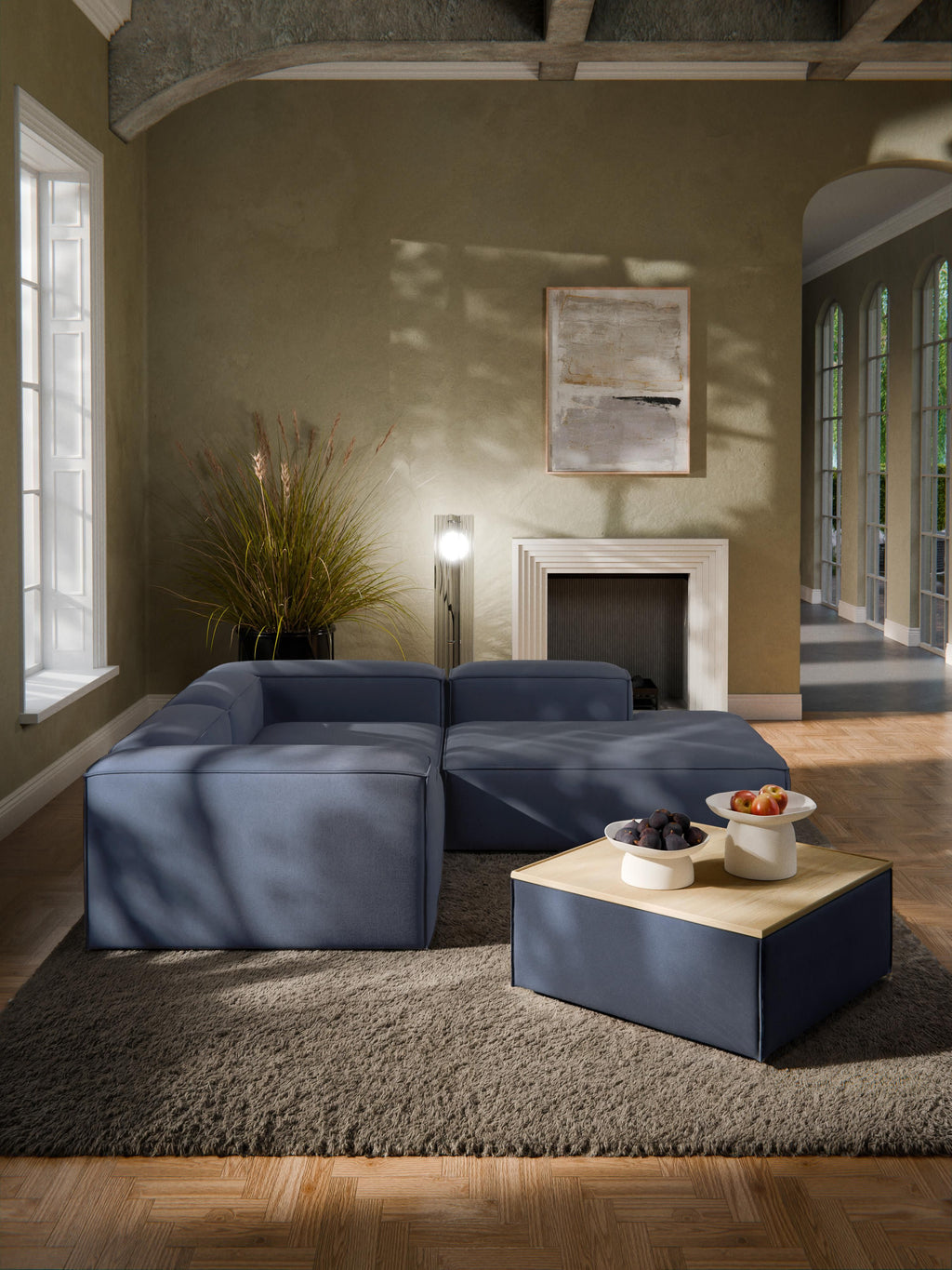 Sofa-Hocker Lennon mit Stauraum