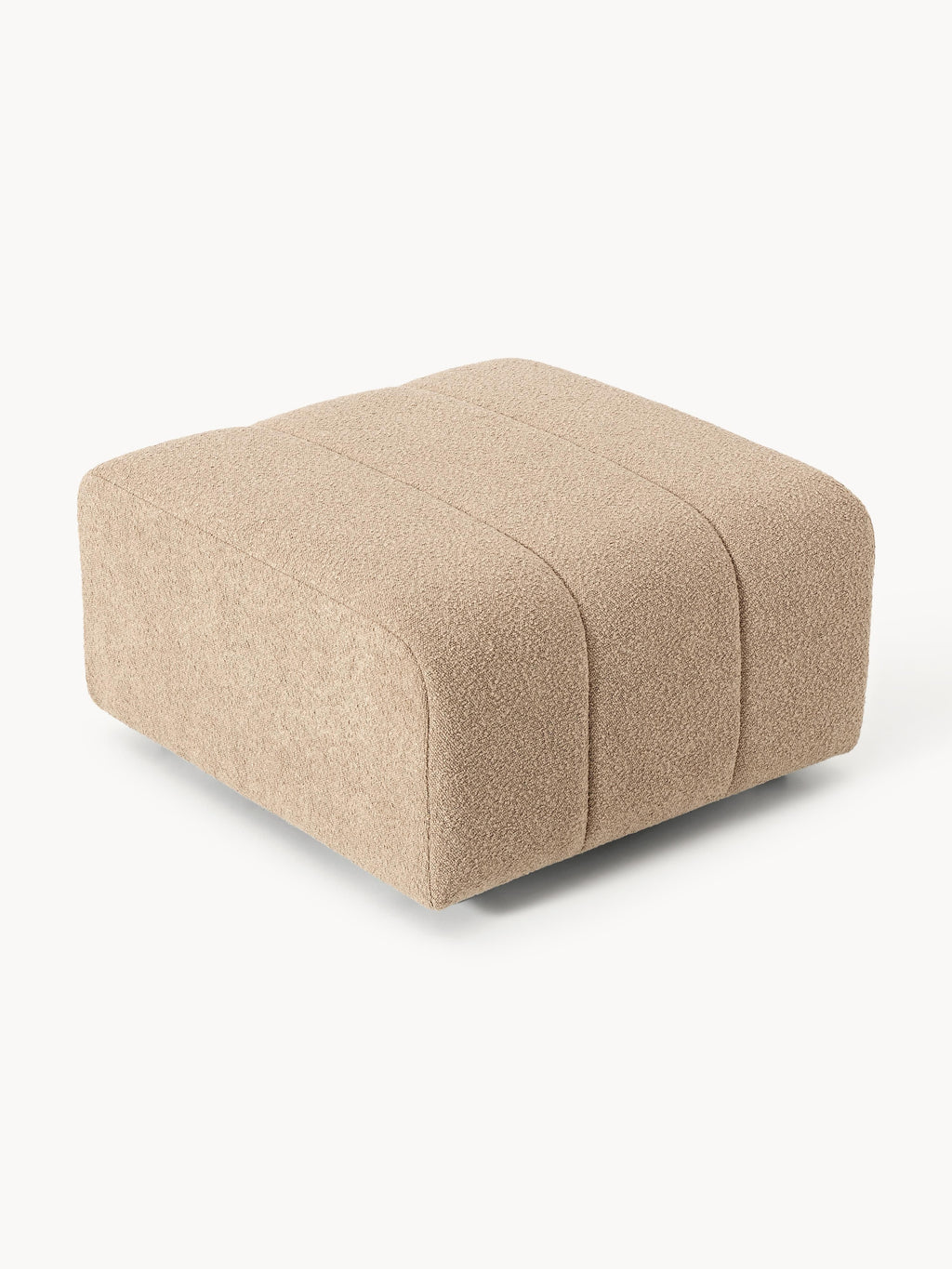 Bouclé-Sofa-Hocker Lena