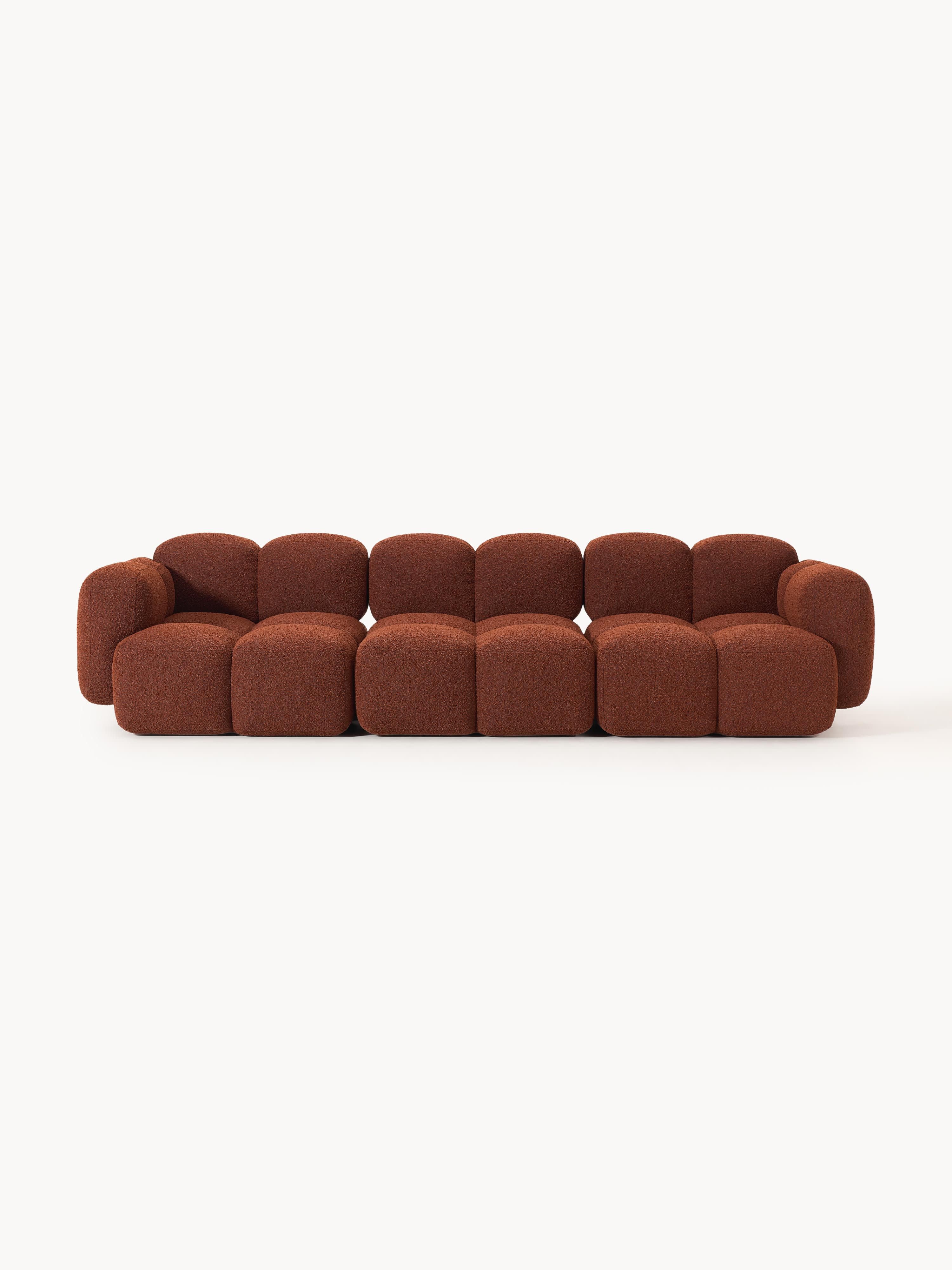 Galeriebild 1 - Modulares Sofa Tayla (4-Sitzer) aus Bouclé