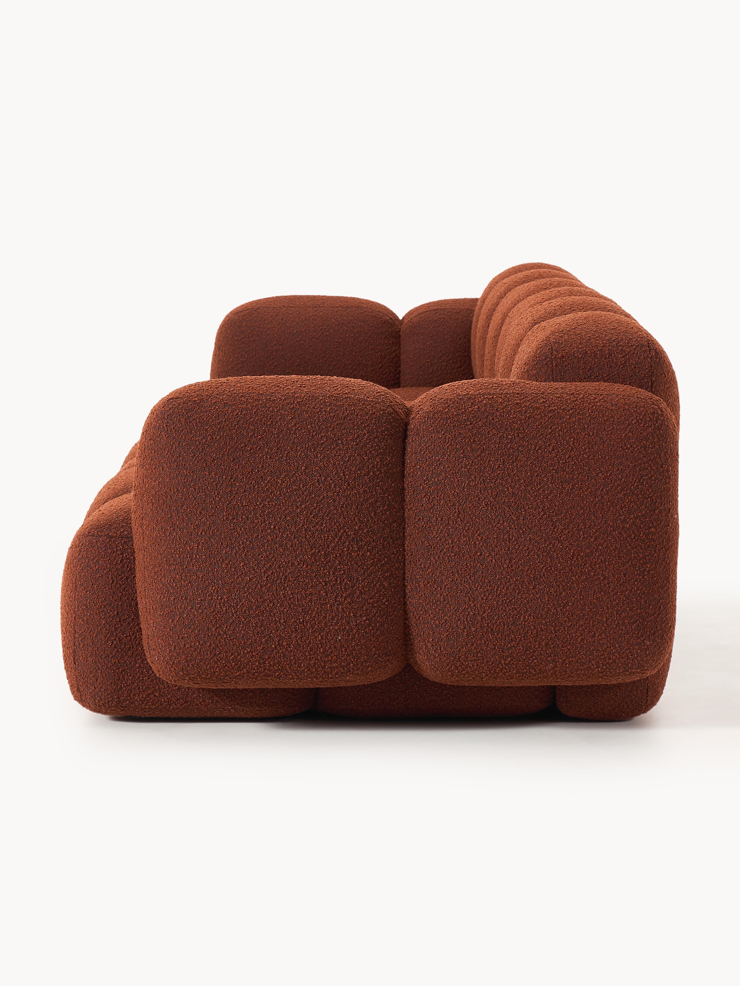 Modulares Sofa Tayla (4-Sitzer) aus Bouclé