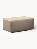Galeriebild 1 - Sofa-Hocker Lennon aus Cord mit Stauraum