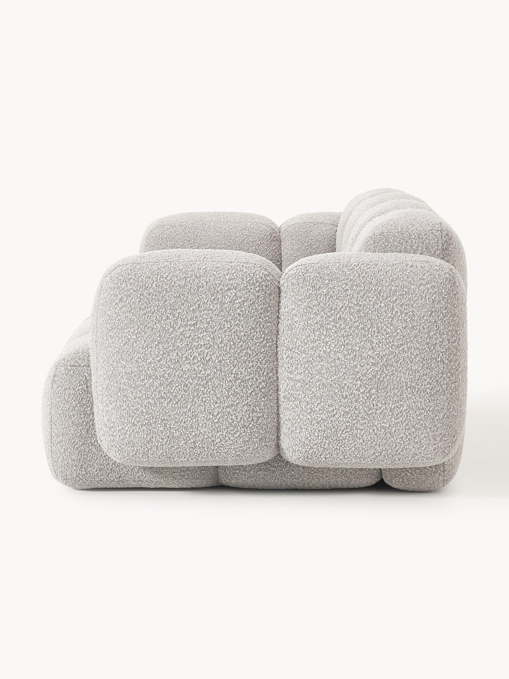 Modulares Sofa Tayla (3-Sitzer) aus Bouclé