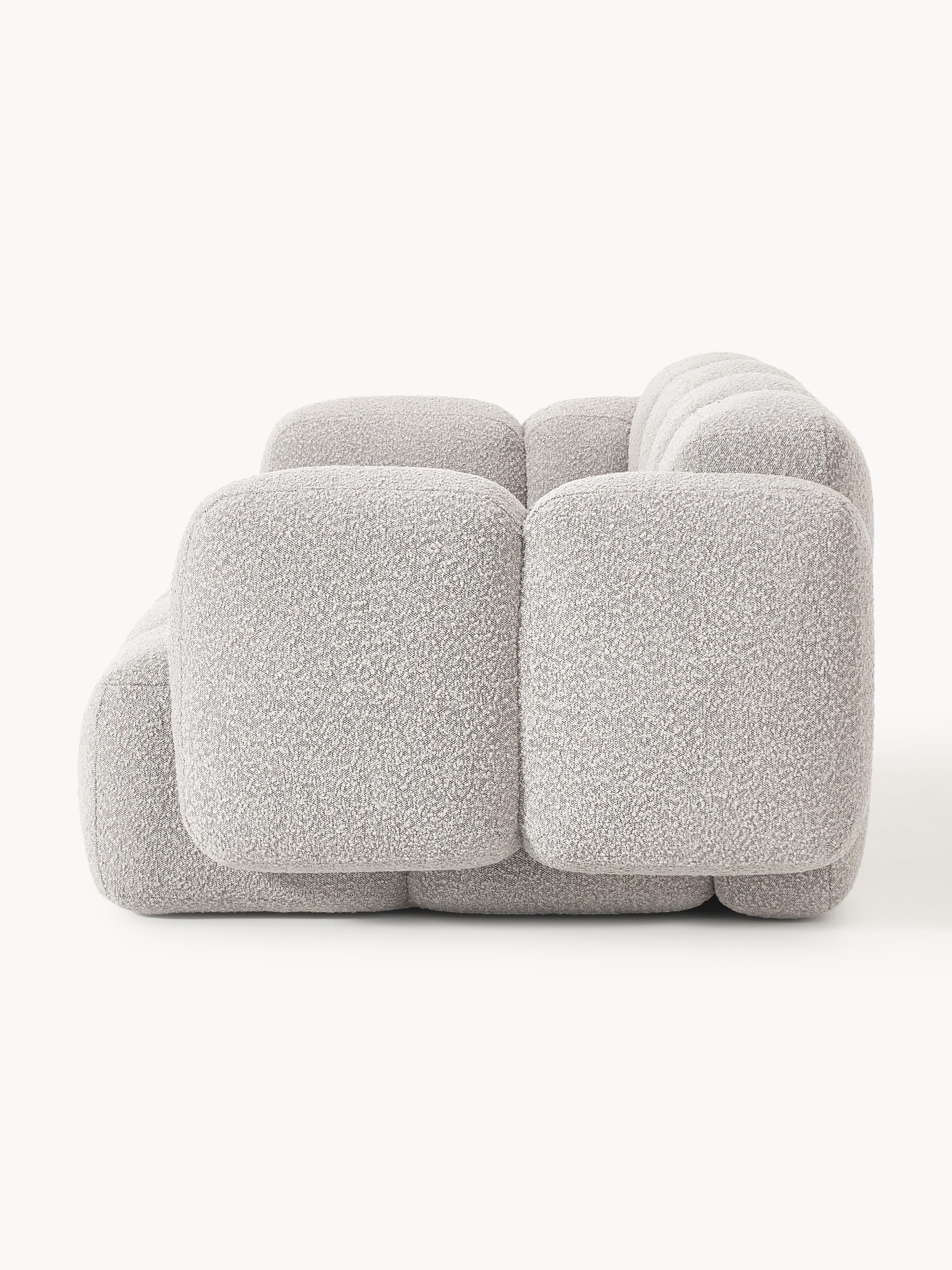 Modulares Sofa Tayla (3-Sitzer) aus Bouclé