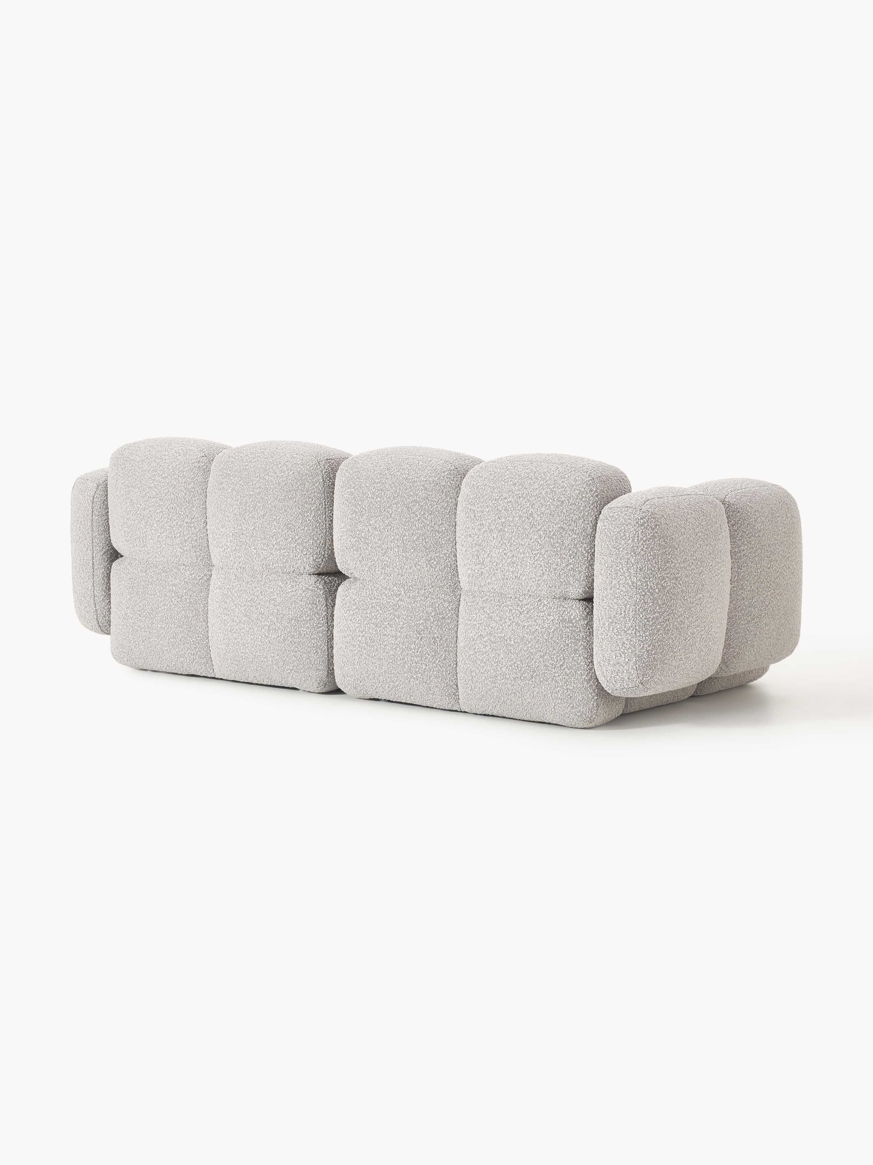 Modulares Sofa Tayla (3-Sitzer) aus Bouclé